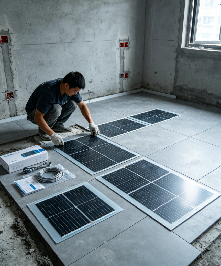 温县贺哒旧房电采暖改造快装系统